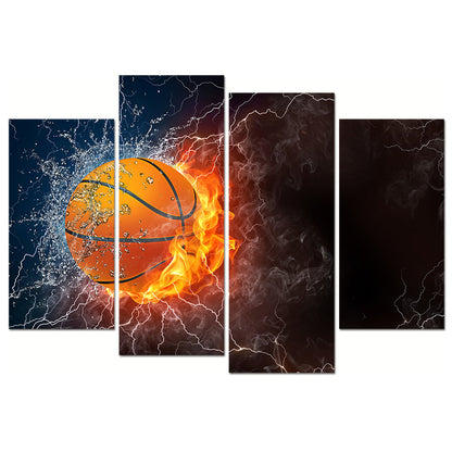 Custom Split Canvas Prints 4 Panels Canvas Art 36x47"(90x120cm)