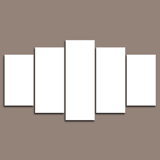 Custom 5 Piece Split Canvas Prints 22x40" 55x100cm(Small)