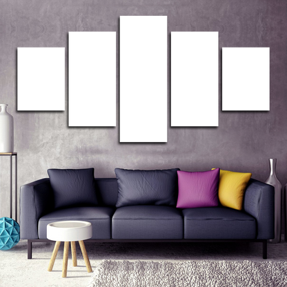 Custom 5 Panels Split Canvas Prints